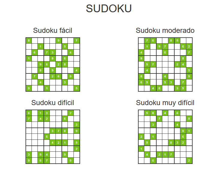 SUDOKU - SUDOKU online